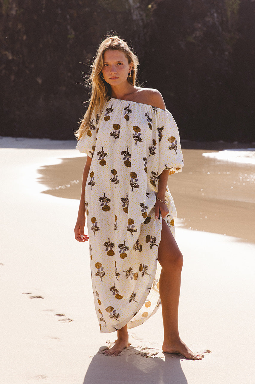 Dahlia Maxi Dress ~ Marigold