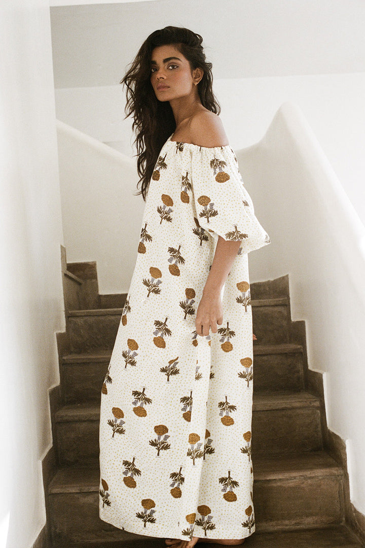 Dahlia Maxi Dress ~ Marigold