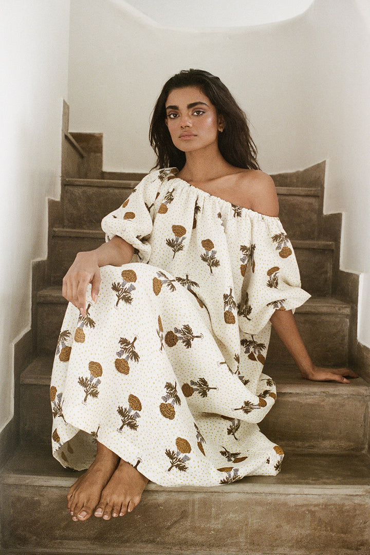 Dahlia Maxi Dress ~ Marigold
