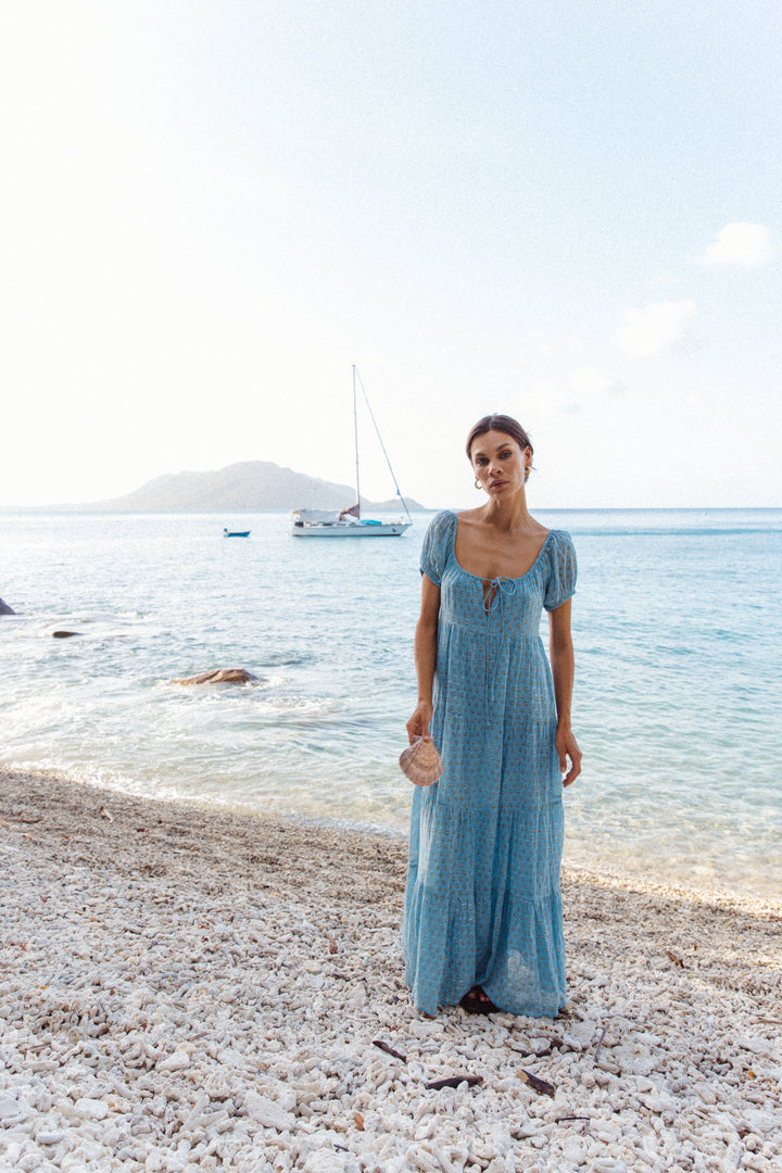 Sita Maxi Dress ~ Bluebell