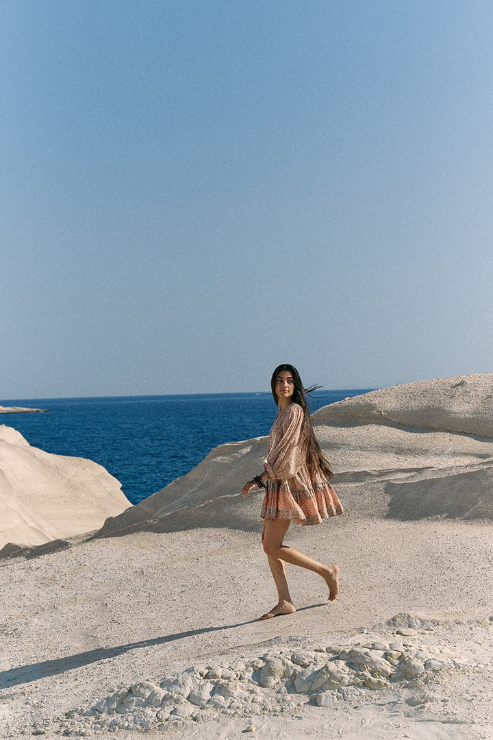 Bhoomi Mini Dress ~ Sunset