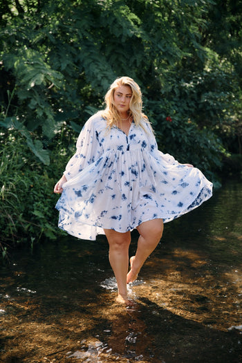 Kyra Mini Dress ~ Deep Sea