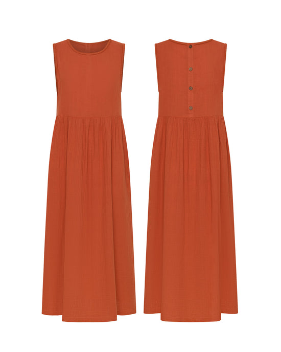 Nadi Dress ~ Terracotta