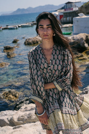 Bhoomi Mini Dress ~ Onyx