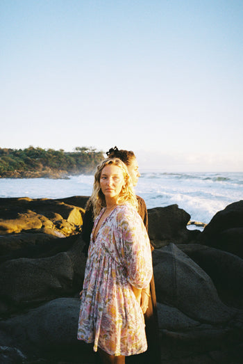 Kyra Mini Dress ~ Fuchsia Bloom